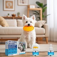 Kit de recharge diffuseur de phéromones apaisantes pour chien, sans odeur, aide à soulager l'anxiété, à réduire le stress et à favoriser le soutien comportemental