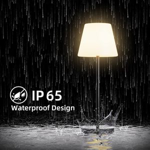 Outdoor Decorative <b>Lighting</b> Camping Restaurant Black Ip44 <b>Waterproof</b> 2w Led Solar Table Lamp - Product Image 4
