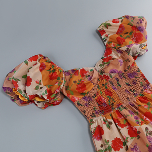 SB2967 <span class=keywords><strong>Robe</strong></span> florale de style bohème Robes décontractées d'été élégantes pour femme <span class=keywords><strong>Robe</strong></span> de soirée <span class=keywords><strong>longue</strong></span> - Product Image 3