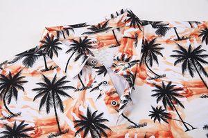 Camisa hawaiana Aloha para hombre, camisa de verano con estampado tropical, resistente a <span class=keywords><strong>las</strong></span> arrugas, transpirable para Resort, vacaciones informales en la playa, venta al por mayor personalizada - Product Image 6