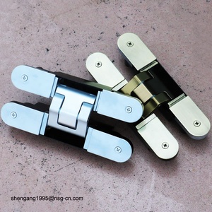 Puertas francesas con bisagras completamente ocultas ajustables 3D modernas que abren 180 grados - Product Image 4