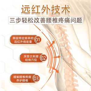 Patch de thérapie infrarouge lointain pour soulager les douleurs lombaires, patch magnétique à base de plantes pour le soin des douleurs articulaires du dos - Product Image 1