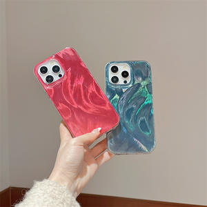 Auroraไล่โทนสีโทรศัพท์ที่มีสีสันสําหรับ<span class=keywords><strong>iPhone</strong></span> 15 14 Pro Max 13 12 <span class=keywords><strong>11</strong></span> เลเซอร์กันกระแทกอะคริลิคสําหรับ<span class=keywords><strong>iPhone</strong></span> 15Pro - Product Image 1