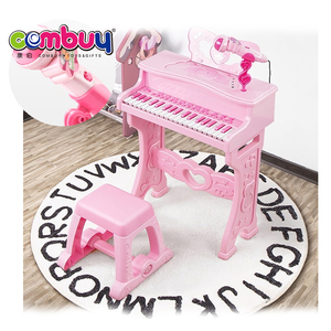 Instrument <span class=keywords><strong>de</strong></span> <span class=keywords><strong>musique</strong></span>, support <span class=keywords><strong>de</strong></span> clavier 37 touches, chaise, piano pour filles, jouet pour enfants - Product Image 1