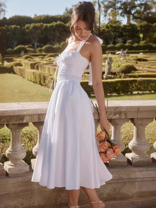 Nuovo Abito Lungo Floreale Sexy da Donna Stile Europeo e Americano, Vestito da Sera Aderente per Vacanze - Product Image 3