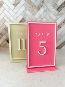 Tùy Chỉnh Màu Cam Hồng & Màu Xanh Acrylic Gương Hình Chữ Nhật Trái Tim Đứng Cho Dấu Hiệu Đám Cưới Trang Trí Nội Thất PMMA Chất Liệu Cá Nhân Hoá Nhân Đôi Tên - Product Image 2