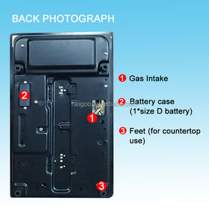 Estufa de <span class=keywords><strong>Gas</strong></span> Económica de China para Cocina, Empotrable y de <span class=keywords><strong>Encimera</strong></span>, Vertical, de 2 Quemadores, para <span class=keywords><strong>Gas</strong></span> LP y GN - Product Image 3