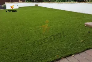 Campione gratuito di erba sintetica in erba sintetica da calcio verde