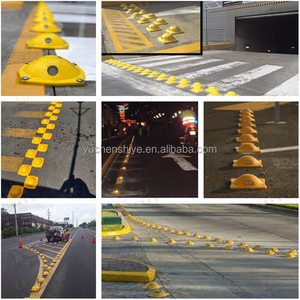 Chất lượng cao an toàn giao thông ABS nhựa Cat Eye hat hình dạng phản xạ lớn lên vỉa hè đánh dấu <span class=keywords><strong>Retro</strong></span> phản xạ ống kính đường Stud - Product Image 3