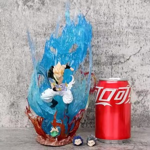 Nuevo LS Wugita Draguns Balls PVC Gogeta Anime figura luz 29cm Super Saiyan Manual decoración modelo luminiscente Anime figura - Product Image 3