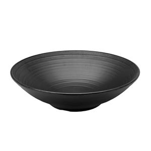 Bol en mélamine noir en spirale pour nouilles ramen pho, grand bol pour <span class=keywords><strong>choucroute</strong></span>, poisson, fondue épicée - Product Image 2