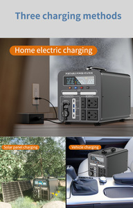 พาวเวอร์แบงค์สำหรับใช้งานกลางแจ้ง 220V ความจุสูง 600W 1000W 1800W 2500W  แบตเตอรี่สำรองสำหรับใช้ในบ้าน แล็ปท็อป และกรณีฉุกเฉิน - Product Image 5