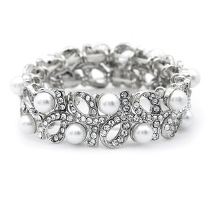 RE3890 braccialetto di perle per le donne di nozze <span class=keywords><strong>damigella</strong></span> d'onore gioielli regalo di moda catena & braccialetti di collegamento - Product Image 2