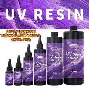Resina UV de Baja Viscosidad, Transparente, Ultravioleta, de Curado Rápido en 1 Minuto, Pegamento de Resina Epoxi para Manualidades, Joyería y Arte - Product Image 2