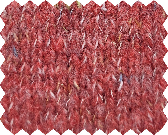 226nm-rosso corallo, 20% lana 80% cashmere, 125m/50g, 10tex, 12g, s tw