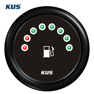 SEA-V श्रृंखला 8 नेतृत्व वाले ईंधन स्तर गेज 52 मिमी समुद्री कारवां गेज आरवी गेज - Product Image 2