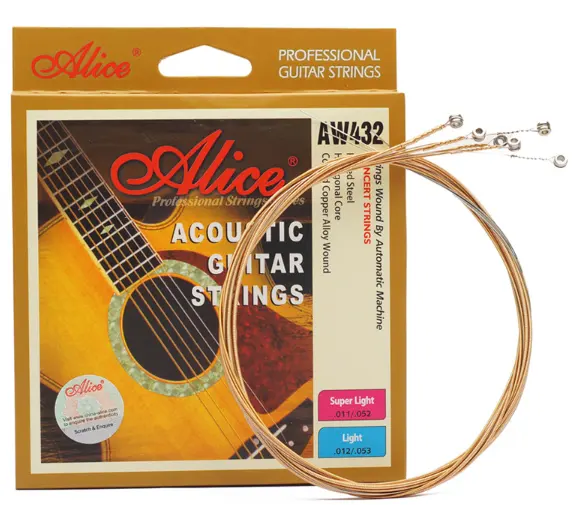 Alice folk guitar string loose string aw432