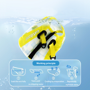 Verano al aire libre refrigeración ropa para mascotas malla transpirable perro abrigo Chaleco con hebilla de tracción - Product Image 3