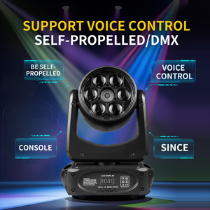 Projecteur de scène <span class=keywords><strong>LED</strong></span> à tête mobile six faisceaux 90W, effet 6*15W RGBW 4-en-1 avec laser vert 50mW pour DJ, discothèques, mariages, parcs à thème, fêtes - Product Image 4