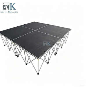 Scène extérieure en aluminium, scène en contreplaqué imperméable pour concert en plein air, spectacle en place publique - Product Image 1