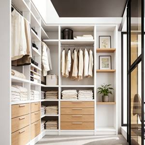 Armario Abierto de Diseño Moderno, Mueble de Pared para Dormitorio, Unidad de Almacenamiento, Armario Elegante y Organizado para el Hogar y Hoteles - Product Image 4