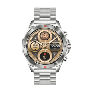 Hommes d'affaires montre intelligente 1.43 pouces AMOLED affichage BT appel 400mah longue durée de vie de la batterie Fitness Tracker IP68 acier inoxydable - Product Image 2