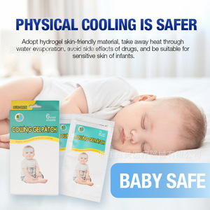 Parches transfronterizos para reducir la fiebre en niños, paquete de 6 piezas, parches refrescantes para bebés y recién nacidos, enfriamiento físico - Product Image 4