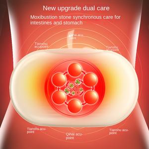 Masajeador abdominal inteligente automático Usb, máquina amasadora de vientre, compresa de calor caliente, cinturón de masaje abdominal <span class=keywords><strong>lumbar</strong></span> - Product Image 2