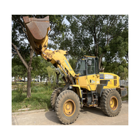 Chargeur frontal sur pneus Komatsu WA320 de 3 tonnes 4 tonnes 5 tonnes bon marché chargeur frontal japonais à usage agricole de haute qualité moteur d'origine 114kw