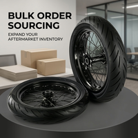 Kit de roues Supermoto Surron Light Bee X LBX 17 pouces, pneus 70 90-17 90 80-17, haute performance, pièces pour moto électrique tout-terrain