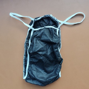 Slip Monouso in Tessuto Non Tessuto per <span class=keywords><strong>Uomo</strong></span> e Donna, Stile Sexy, Asciugatura Rapida, Traspirante, per Salone e Spa, con Logo Stampato Digitalmente - Product Image 3
