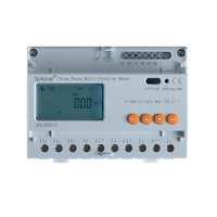 Compteur d'énergie triphasé bidirectionnel Acrel DTSD1352-C Solis Inverter pour la surveillance de la consommation d'énergie AC kWh pour les chargeurs de véhicules électriques, les systèmes solaires photovoltaïques, RS485 Modbus
