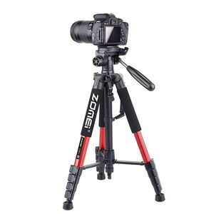 Trépied portable en alliage d'aluminium Zomei de 187 cm/73,6 pouces de hauteur pour <span class=keywords><strong>appareil</strong></span> <span class=keywords><strong>photo</strong></span> reflex numérique Canon Nikon, support de téléphone pour photographie panoramique à 360 degrés - Product Image 5
