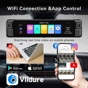 ADINKAM ADAS 4-kanaals achteruitrijspiegel dashcam 360 graden panoramisch 4K front dashcam wifi app-besturing BSD LCA 1 jaar garantie - Product Image 4