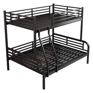 Cama litera metálica moderna lista para enviar, entrega rápida, estructura de cama doble de acero para vendedores en línea - Product Image 4