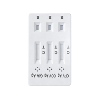 Fournitures vétérinaires, kit de laboratoire vétérinaire bovin, cassette de test d'antigène Giardia, 20 tests/boîte, certifié CE, résultats rapides