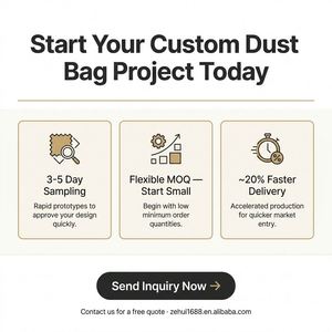 ZEHUI Custom Eco-Friendly High Quality Cotton <b>Canvas</b> <b>Drawstring</b> Dust <b>Bag</b> Garment Shoe Handbag Protection Packaging Logo Print - Product Image 6