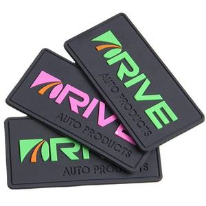 Customizable Brand <strong>Name</strong> Soft Silicone <strong>Labels</strong> 3D Embossed Rubber Patch Factory Price for Sewing Clothing and Garments - Product Image 2