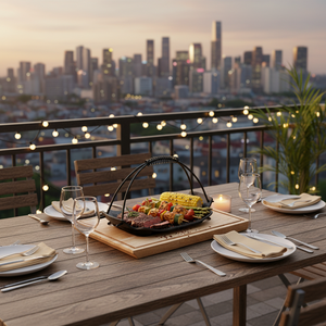 Plat <span class=keywords><strong>de</strong></span> service créatif portable en <span class=keywords><strong>fonte</strong></span> <span class=keywords><strong>pour</strong></span> <span class=keywords><strong>barbecue</strong></span> coréen, idéal <span class=keywords><strong>pour</strong></span> la <span class=keywords><strong>cuisson</strong></span> <span class=keywords><strong>de</strong></span> toasts, <span class=keywords><strong>de</strong></span> steaks et autres plats, parfait <span class=keywords><strong>pour</strong></span> la maison et les restaurants - Product Image 6