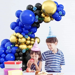 111 pièces bleu or ballon guirlande arc <span class=keywords><strong>Kit</strong></span> pour toile de fond de mariage vacances décor à la maison ballons fête d'anniversaire Kits de célébration - Product Image 2