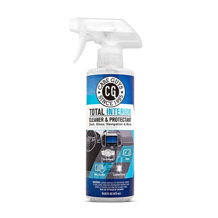 Care Guys Total Interior Cleaner &Protectant Cleaning Dust Spray Lighting Restoration Extreme Shine Matte Surface