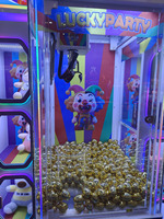 Machine à grue à pinces pour jouets en peluche, à monnayeur, pour la vente