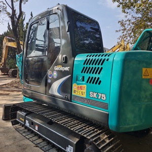 Miniexcavadora Kobelco SK75 Modelo 2019, Superventas, Máquina Hidráulica Usada Original, Motor Isuzu, Bomba, Motor, Caja de Cambios, PLC Incluidos - Product Image 4