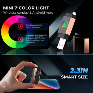 Adaptador Inalámbrico ZESTECH para Carplay, Dongle Inalámbrico para Carplay, Caja Mágica Inteligente con IA para Carplay, Transmisión Inalámbrica para Android Auto - Product Image 6