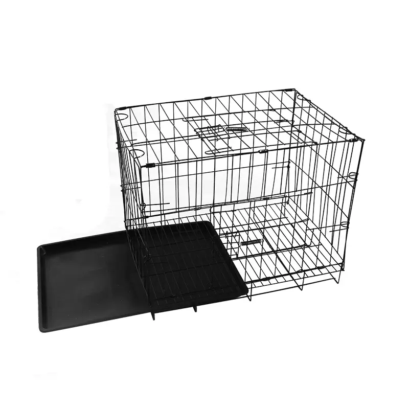 Wholesale Outdoor Steel Dog Cage Aluminum Dog Cage Pet Stackable Dog Cages