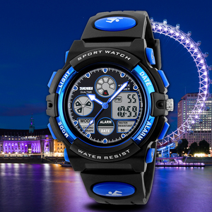 Montre-bracelet numérique <span class=keywords><strong>SKMEI</strong></span> <span class=keywords><strong>1163</strong></span>, multifonctionnelle, personnalisée, montre de sport pour homme, affichage numérique LED 12/24 heures, étanche 50 m, montres électroniques - Product Image 1