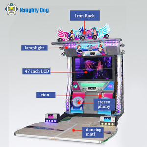 Chất lượng cao kim loại nhựa nhảy múa trò chơi Arcade máy 6 + năm thể thao trong nhà trung tâm mua sắm trung tâm trò chơi 220V Bảo hành 1 năm - Product Image 4