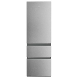 Réfrigérateur et congélateur en acier inoxydable de classe C, série 3 HTR3618CNMG, Total No Frost, couleur argent (59,5x66,7x185cm) pour usage domestique - Product Image 1