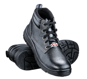 Zapatos de Seguridad de Cuero para Hombre, con Puntera de Acero, con Cordones, Antideslizantes, con Suela de Goma, Botas de Trabajo para Todas las Temporadas, Resistentes, Industriales - Product Image 2