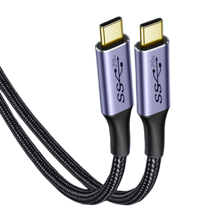 高品质 OFC TYPE-C 3.2 公对公延长线 PD100W 20Gbps 4k 音视频全功能 Type c 充电线 - Product Image 3